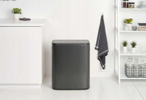BRABANTIA BO waste bin 2x30l Confident Grey 233609 4