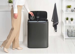 BRABANTIA BO waste bin 2x30l Confident Grey 233609 5