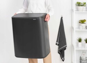 BRABANTIA BO waste bin 2x30l Confident Grey 233609 6