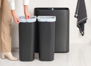 BRABANTIA BO waste bin 2x30l Confident Grey 233609 7