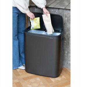 BRABANTIA BO waste bin 2x30l Confident Grey 233609 8