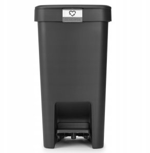 New! BRABANTIA StepUp pedal bin 10 l Dark Grey 800344 1