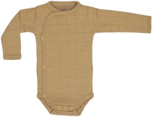 Sale! Lodger Romper Solid cotton bodysuit with long sleeves Honey 68 cm RS 076_68 1