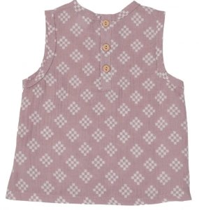 Cocoon Lodger Tank Topper Tribe Muslin summer baby tank top Rose 68 cm TP 107_68 2