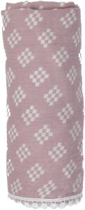 Lodger Swaddle Tribe Muslin cotton diaper 120x120 cm Rose SWT 107 2