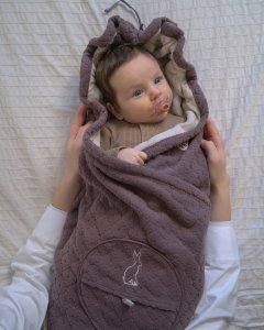 Lodger Wrapper Folklore Fleece 2 in 1 Mauve WPF 330 3
