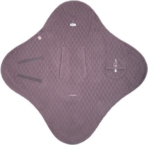 Lodger Wrapper Folklore Fleece 2 in 1 Mauve WPF 330 6