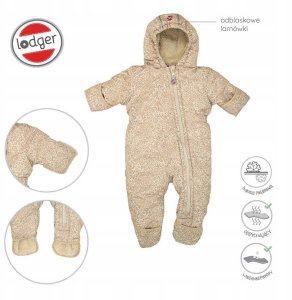 Lodger Skier Folklore Taslon overalls 6-12 months, size 74.  Birch SKT 599_6-12 2