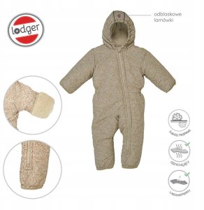 Lodger Skier Folklore Taslon overalls 12-18 months 80 size.  Birch SKT 599_12-18 2