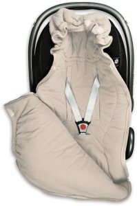 LODGER Lodger Mini BunkerTeddy all-season sleeping bag for car seats Birch BKM 599 2