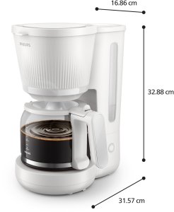 Ekspres przelewowy Book on Demand Ltd. PHILIPS 3000 series Basic Coffee machine 1080 W white HD7411/00 3