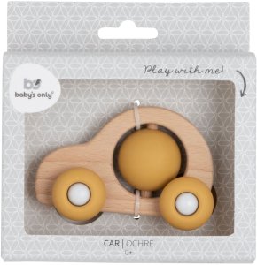 Babys Only Baby's only wooden toy car 0+ Ochre BO-860.853.017.50 2