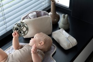 New! Baby's only silicone teether ball 0+ Urban Green BO-860.862.125.50 4