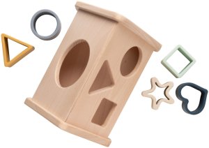 Polesie New! Baby's only wooden shape sorting toy house 10+ Earth BO-860.863.800.50 3
