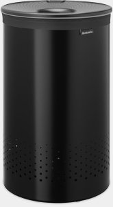 New! BRABANTIA Laundry basket 60L Matt Black 242380 1