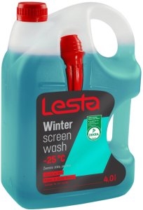 Winter windshield washer fluid LESTA, -25degC, with funnel, 4 l 1