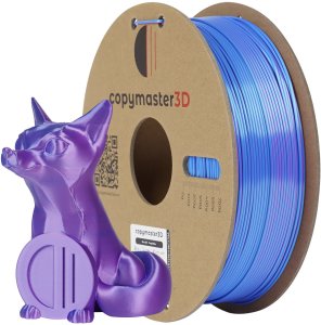 Copymaster3D Duo-Silk filament for 3D printer, 1.75 mm, purple/blue 1