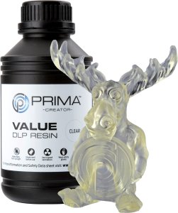 PrimaCreator Value UV / DLP resin for 3D printer, 500 ml, clear 1