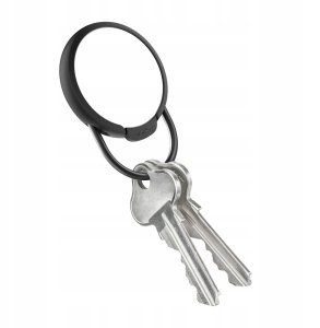 Orbitkey Slim Case for AirTag with key ring, black 1