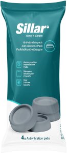 Podkładki antywibracyjne SILLAR szare kpl./4szt 2