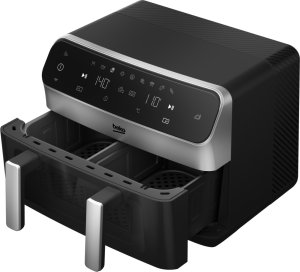Frytkownica beztłuszczowa Beko FRL6488 Podwójny 9,5 l Autonomiczny 2400 W Frytkownica na gorące powietrze Czarny 2