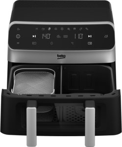Frytkownica beztłuszczowa Beko FRL6488 Podwójny 9,5 l Autonomiczny 2400 W Frytkownica na gorące powietrze Czarny 10