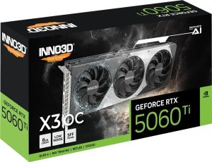 Karta graficzna Inno3D GeForce RTX 5060 Ti X3 OC 8GB GDDR7 DLSS4 (N506T3-08D7X-193075L) 3