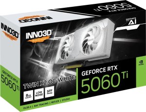 Karta graficzna Inno3D GeForce RTX 5060 Ti Twin X2 OC White 8GB GDDR7 DLSS4 (N506T2-08D7X-193075W) 3