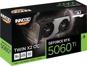 Karta graficzna Inno3D GeForce RTX 5060 Ti Twin X2 OC 16GB GDDR7 DLSS4 (N506T2-16D7X-191073N) 3