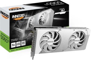 Karta graficzna Inno3D GeForce RTX 5060 Ti Twin X2 OC White 16GB GDDR7 DLSS4 (N506T2-16D7X-191073W) 1