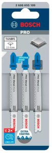 BOSCH SAW BLADE T PRO METAL THICK T121BFC 92 mm /3 pcs. 1