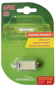 Car Light LED BULB SV8.5 41MM 36SMD 1PCS 2