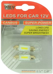 LED BULBS C5W 1 COBX4 36MM 2PCS CANBUS 1