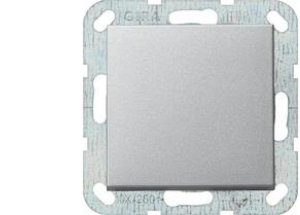 Gira Wyłącznik krzyżowy Gira System 55 aluminium 1