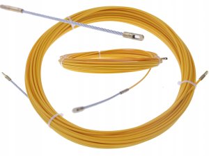 Włókno szklane do przeciągania kabli i przewodów 15m / Stalka linka 15m / Pilot do wciągania kabli przewodów / WS 3/15 2