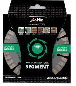 Tarcza diamentowa SEGMENT SUPER PRO do betonu 125mm 4