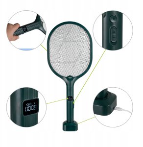 Vayox Elektryczna pułapka na owady, paletka z wyświetlaczem, zielona, 6xSMD 1200mAh (IKV-957) 5