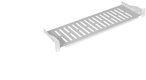 Półka stała do szafy RACK 19 1U 150mm szara NEKU 1