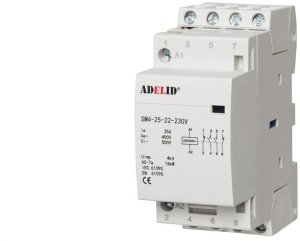 STYCZNIK MODUŁOWY 25-22 230V 25A 4Z 3-FAZ 2NO 2NC SM4 25-22-230V 1