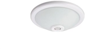 PLAFON SZKLANY 2xE27 Z CZUJNIKIEM PIR 1