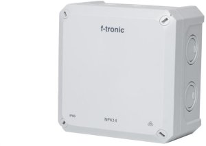 Puszka instalacyjna natynkowa NFK14 140x140x81mm bezhalogenowa hermetyczna IP66 szara NEPTUN Compact F-TRONIC 1