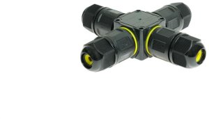 Rozgałęźnik kablowy hermetyczny IP68 3-pinowy zaciskowy stały 24A 450VAC (0,5-2,5mm) RKH3-4SS W-00401 1
