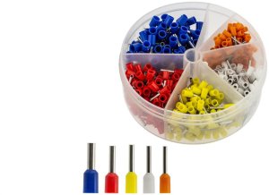 Zestaw końcówek tulejkowych 0,5mm-2,5mm 500szt 1