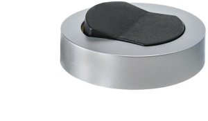 Włącznik meblowy srebrny nawierzchniowy fi65 230V 2,5A z kablem 2m 2x0,75mm2 (srebrno czany) 1