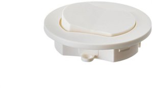 Włącznik meblowy biały wpuszczany fi65 230V 2,5A z kablem 2m 2x0,75mm2 1
