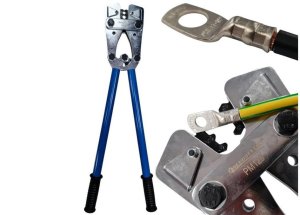 Praska mechaniczna do końcówek kablowych 10-120 / np. do KCS, KLA / zaciskarka do kabli 10-120mm2 / Praska 10-16-25-35-50-70-95- 1