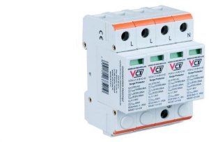 Ogranicznik przepięć klasy T1+T2+T3 4P 8kA 1,2kV Professional VCX BCD 4P 8KA 1