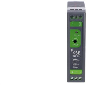 Zasilacz impulsowy KSE 02012P 230/ 12VDC 1,67A 20W na szynę DIN, Uzas: 85-264VACVAC, Ta70, 17000-1011 1