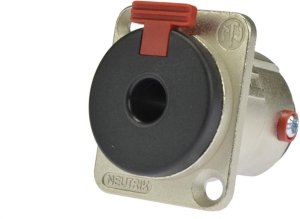 NEUTRIK Gniazdo tablicowe panelowe instrumentalne Jack 6,3mm Stereo posrebrzane NJ3FP6C 1