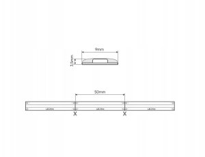 Taśma LED LED line PRIME taśma ciągła linia 480 COB 24V 6500K 11W wodoodporna IP66 /5m/ 5 lat gwar. 2